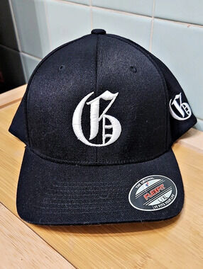 Lids Flexfit Wooly Combed Fitted Cap 6277 with Custom Old English Letter G Old